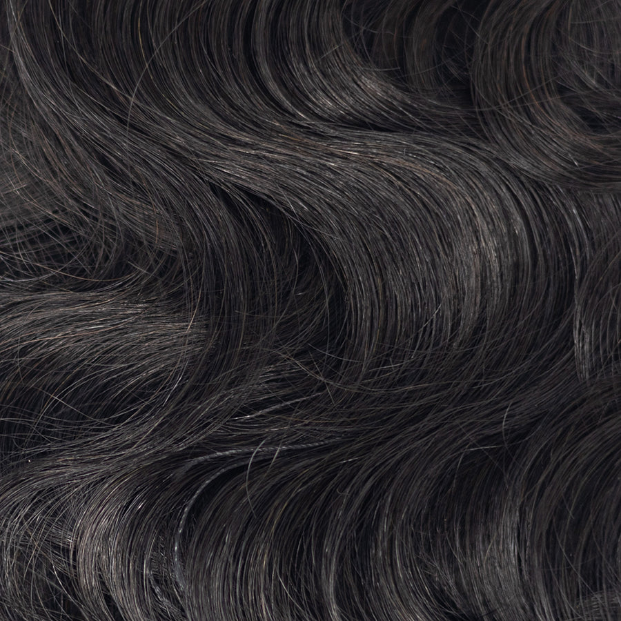 #1B   |   WAVY: Hand-Tied Weft Extensions