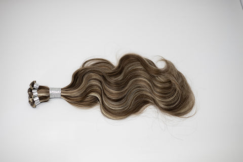 #D4/8/613   |  WAVY: Hand-Tied Weft Extensions