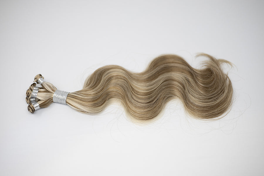 #D6/613   |  WAVY:  Hand-Tied Weft Extensions