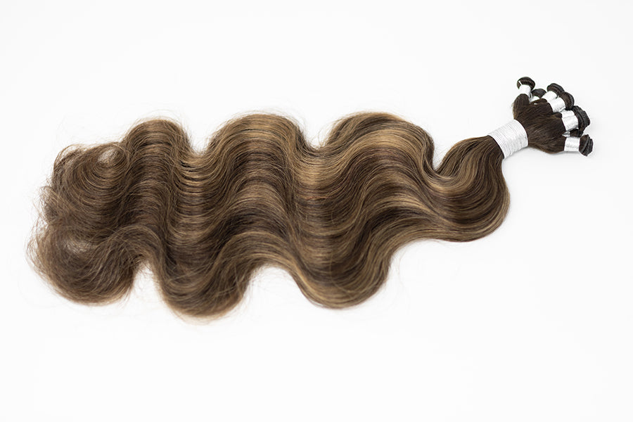 #R2/D2/6    |   WAVY: Hand-Tied Weft Extensions