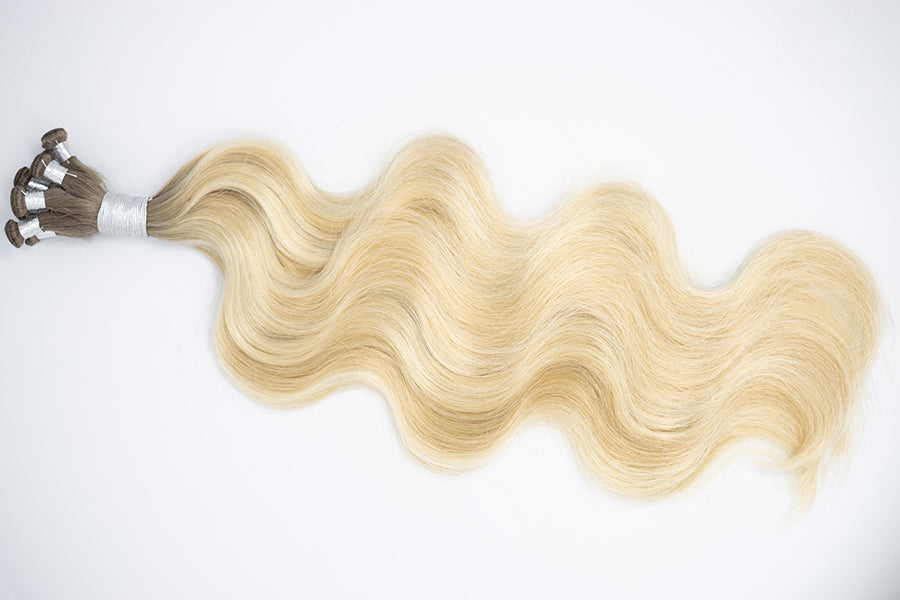 #R8/D16/22    |   WAVY: Hand-Tied Weft Extensions